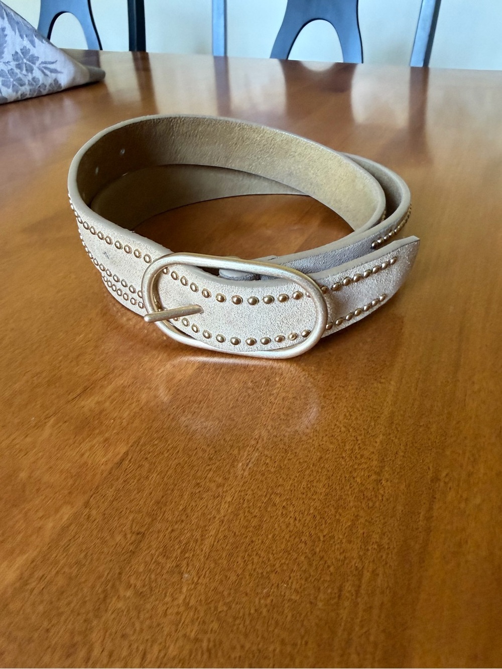 Royce Skinny Studded Belt